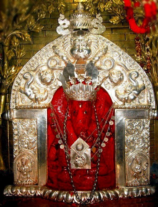 Ashok binayak temple idol