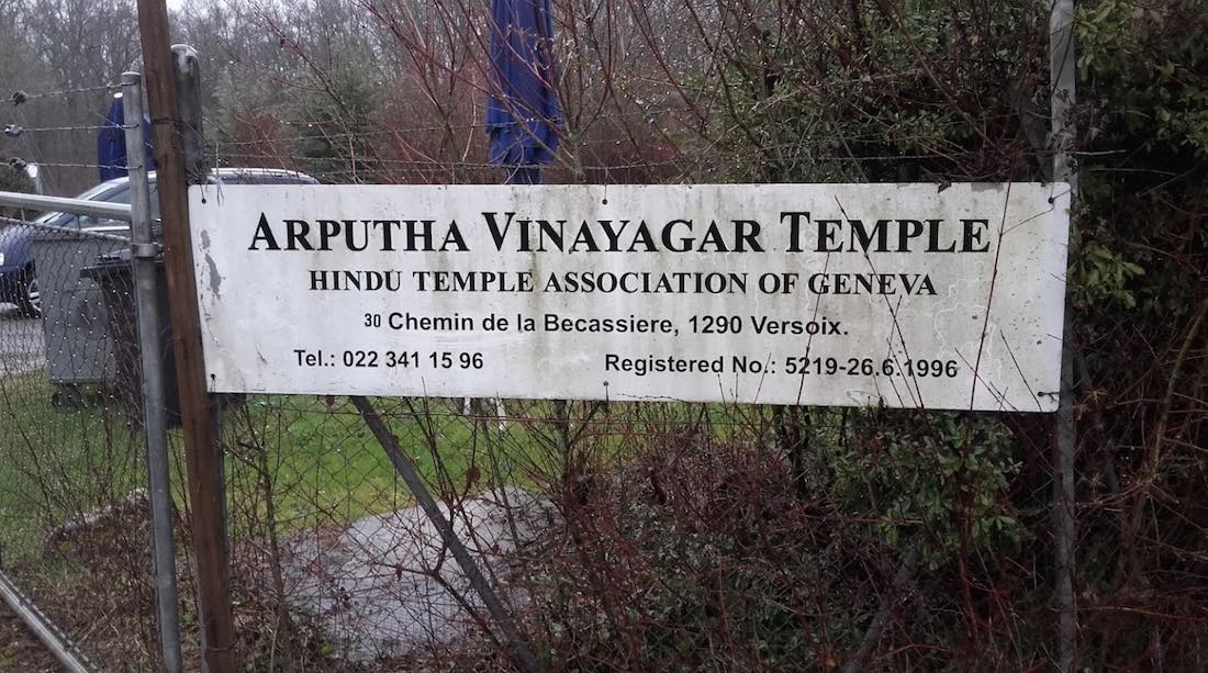 Arputha vinayagar temple board