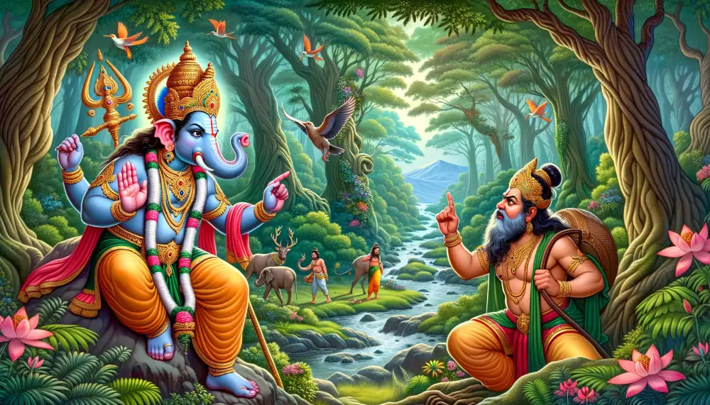 Ganesha and Parashurama: Tale of Broken Tusk