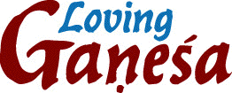 Title page of Loving Ganesha