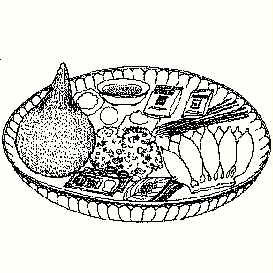 Puja tray