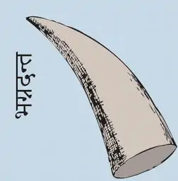Broken tusk