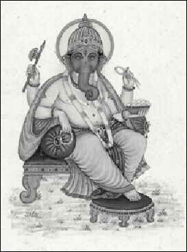 Solemn Seated Ganesha g2
