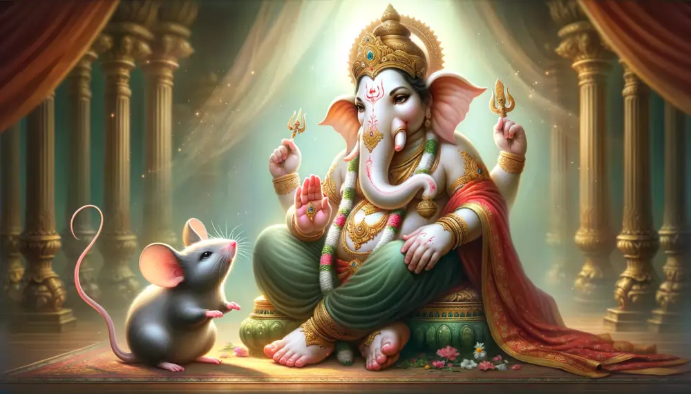 Ganesha and the Mouse: A Mythological Tale of Friendship and Wisdom