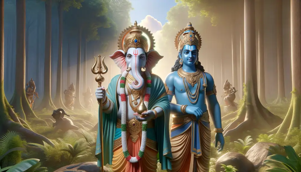 Tale of Ganesha, Vishnu, and the Missing Conch