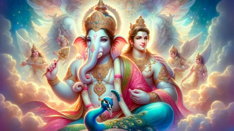 Ganesh and Kartik: A Mythical Race Around the World