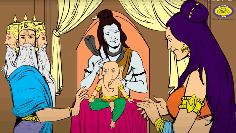 Ganesha’s Birth Unveiled: Captivating Video Story of the Elephant-Headed Deity