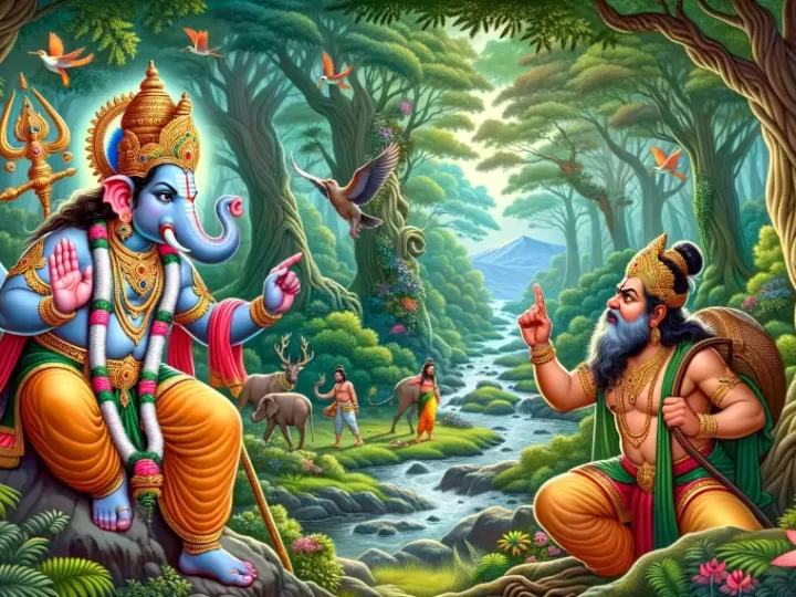 Ganesha and Parashurama: Tale of Broken Tusk