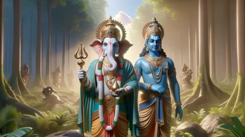 Tale of Ganesha, Vishnu, and the Missing Conch