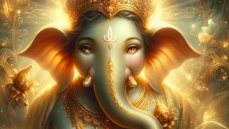 Bala Ganapati: The Divine Child of Golden Radiance